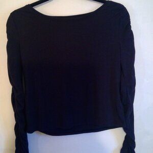 Athleta All Around Ruched Long Sleeve Top Size S